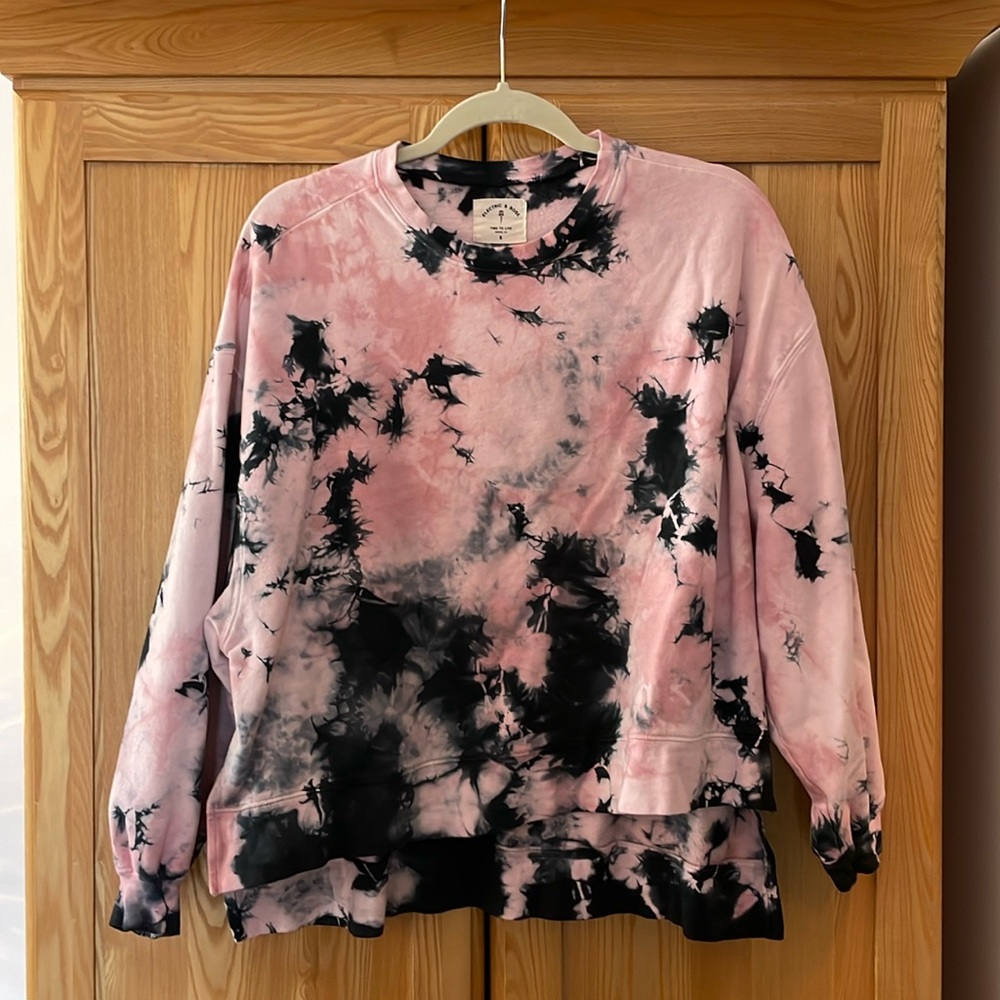Electric & Rose Pink/Blue Tie Dye Sweatshirt